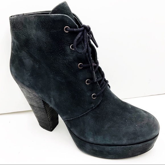 {STEVE MADDEN} 'Raspy' Distressed Leather Platform Boots - Picture 16 of 16